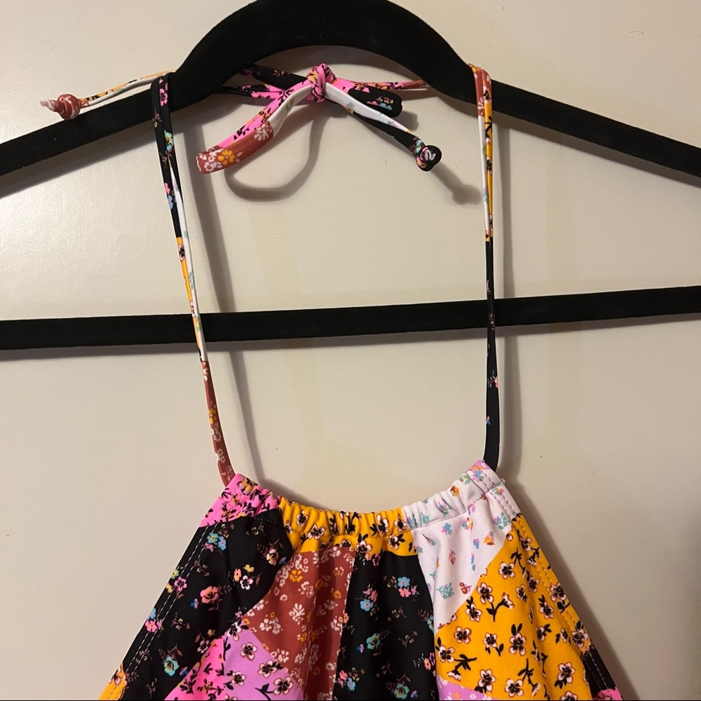 Patchwork Bathing Suit Top - Picture 6 of 6